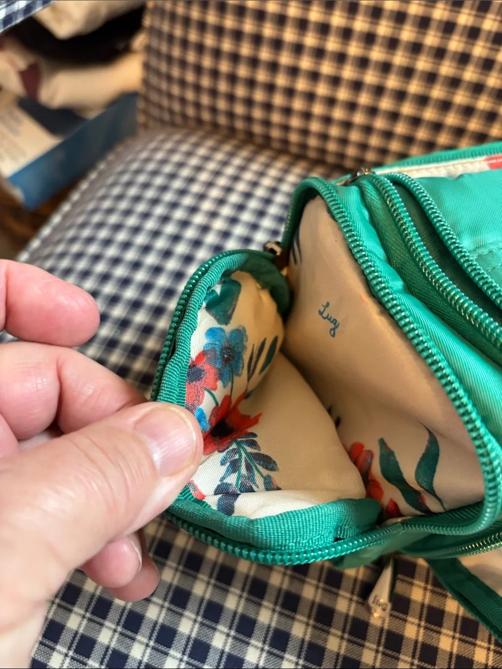 lug Teal Travel Toiletry Organizer